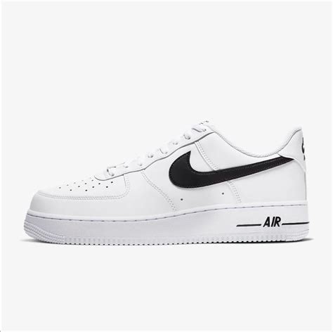 nike air force weiß mit schwarzer schrift|nike air force 1 in weiß.